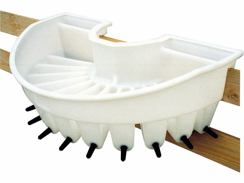 12 Teat Fence Mount Gravity Compartment Calf Feeder
