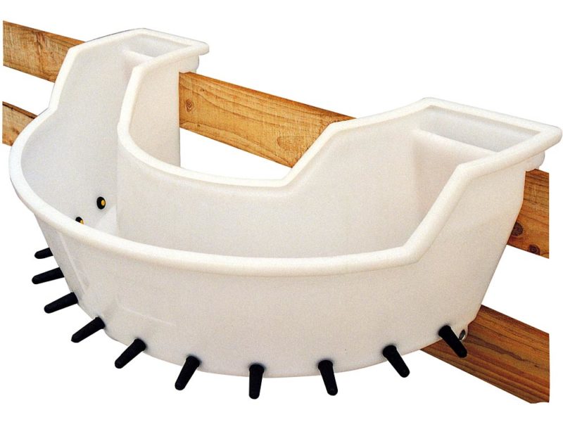13 Teat Fence Mount Gravity Calf Feeder