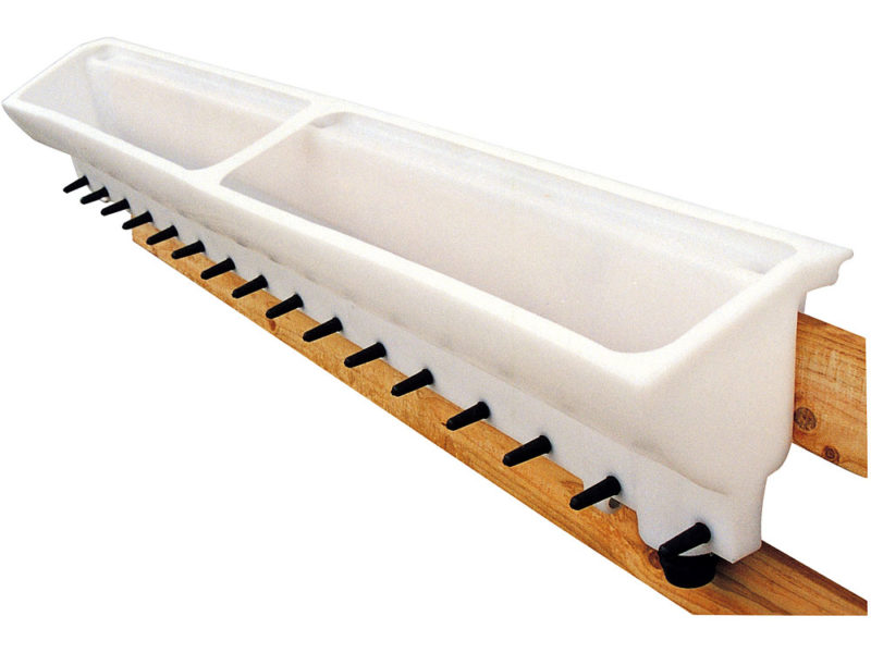 16 Teat Fence Mount Gravity Calf Feeder