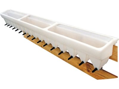 16 Teat Fence Mount Gravity Compartment Calf Feeder
