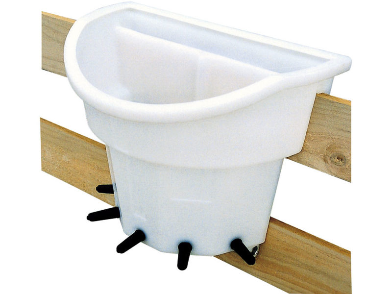 5 Teat Fence Mount Gravity Calf Feeder