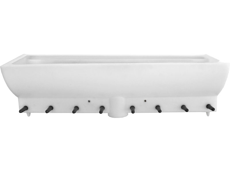 8 Teat Fence Mount Gravity Calf Feeder
